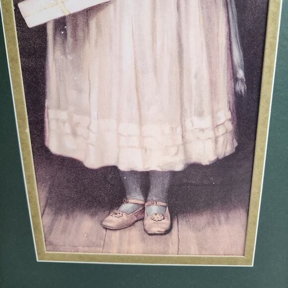 The Love Letter By Charles Trevor Garland Victorian Art Print Matted & Framed - Picture 3 of 8